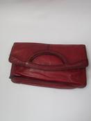 Vintage Wine Clutch Leather Bag image