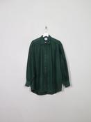 Women's Green Vintage Silk Blouse L image