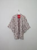 Vintage Short Kimono Harori Tapestry Style S/M
