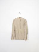 Women's Vintage Silk Green Blouse S/M image