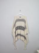 Vintage Womens Raplh Lauren Polo Knitted Poncho New S/M