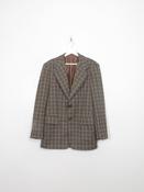 Men's Vintage Check 70s Jacket 38" Long