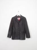 Women's Vintage Brown Leather Waxed Jacket S