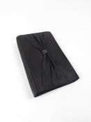 Vintage Black Satin Evening Bag