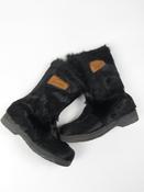Women's Black Vintage Fur Boots 37/4