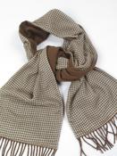 Men's Vintage Printed Wool &amp; Silk Fringed Scarf