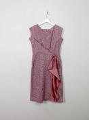 Women's Vintage Lace Brown 1950s Dress S
