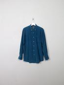 Men's Vintage Blue Cord Shirt S