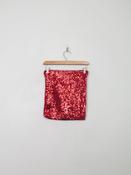 Vintage Red Sequin Boob Tube S