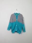 Women's Vintage Gren &amp; Grey Mohair Cardigan S-L