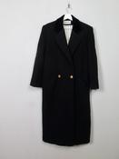Women's Vintage Black Bill Blass Wool Coat M/L