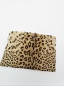 Vintage Fur Bag/ Muff 1950s Leopard Print