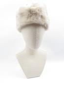 Women's Vintage Real Fur Grey Mink Hat M