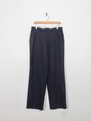 Men's Vintage Navy Pinstripe Trousers 31/32"