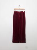 Women's Vintage Orange Velvet Trousers 29"/30"