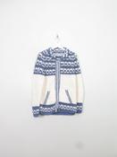 Vintage Crochet Wool Cardigan M