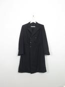 Men's Vintage Black Frock Coat 36/38"