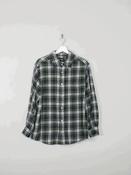 Men's Flannel Shirt Green M image
