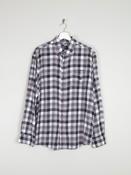 Men's Grey Check Vintage Flannel Shirt Chaps XL image