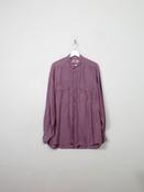 Men's Mauve Vintage Silk Shirt L image