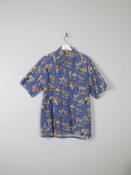 Men's Vintage Printed Pierre Cardin Hawaiian Shirt M image