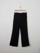 Men's Vintage Black Wool Trousers 31" W image
