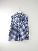 Men's Vintage Flannel Western Style Mens Shirt S image