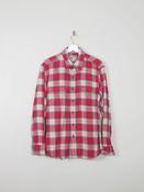 Men's Vintage Gap Flannel Shirt Red M image