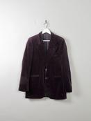 Men's Vintage Grape Velvet Jacket 38/40/S image