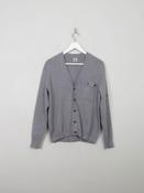 Men's Vintage Grey Wool Cardigan XS/S