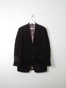 Men's Vintage Style Black Corduroy Jacket S image