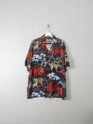 Men's Vintage Tommy Bahamas Silk Hawaiian Shirt XL image