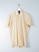 Mens Vintage 1970s Shirt Oatmeal S/M image