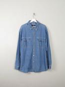 Mens Vintage Denim Shirt Route 66 XXL image