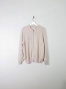 Mens Vintage Zip Up Cardigan M