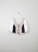 Vintage Austrian Corset Style top L