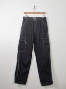 Vintage Black Work/ Combat Style Trousers 30" W 32"L image