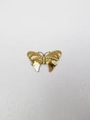 Vintage Gold Metal Butterfly