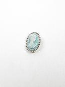 Vintage Style Blue Cameo