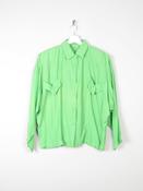 Women's Acid Green Vintage Blouse M image