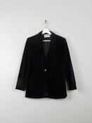 Women's Anne Brooks Vintage Black Velvet Jacket S image