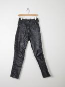Women’s Biker Heavy Leather Trousers 27" XS