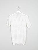 Women's Crochet Short Sleeved Top M image