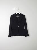 Women's Escada Black Fitted Vintage Jacket XS 6/8 image