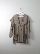 Women's Khaki 80s Summer Jacket M image