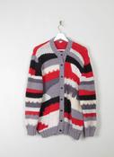 Women's Multicoloured Vintage Mohair Cardigan M/L