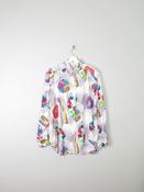 Women's Printed Vintage Blouse L/XL