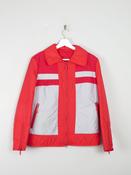 Women's Red &amp; Grey Vintage Ski Jacket S image