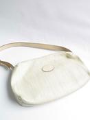 Women's Vintage 1990s Cream Straw Shoulder Bag image