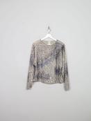 Women's Vintage Beaded Top S/M image
